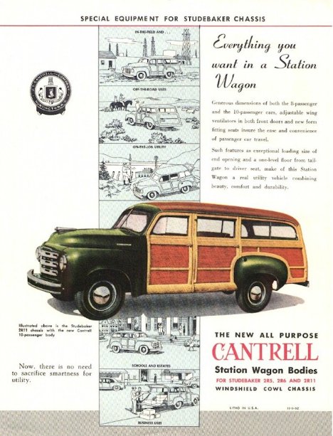 1953 STUDEBAKER CANTRELL AD1