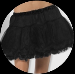 Petticoat schwarz - Klicken fr grssere Ansicht