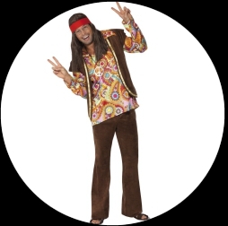 Psychadelic Hippie Kostm - Klicken fr grssere Ansicht