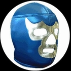 Lucha Libre Maske - Silver Blue Demon