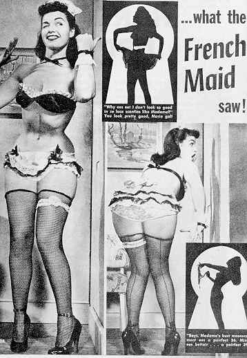 Bettie Page - French Maid