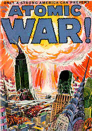 Weird Comics Covers - Atomic War