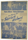 Der Mann der Sherlock Holmes war  -  Poster  -  Filmplakat