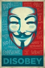 V For Vendetta Poster Maske Disobey