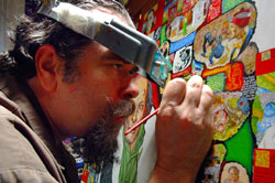 Joe Coleman at work