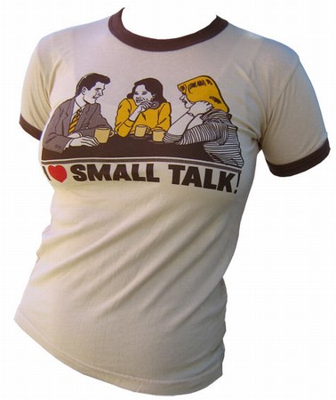 VINTAGEVANTAGE - SMALL TALK GIRLIE SHIRT auf einer Zrich Wunschliste / Geschenkidee