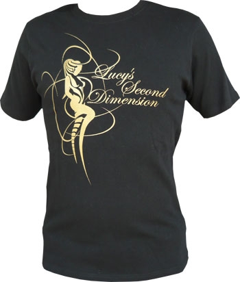 LUCY´S SECOND DIMENSION - BLACK/GOLD - SHIRT auf einer Seuzach Wunschliste / Geschenkidee