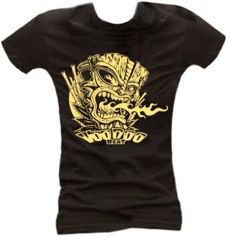 TIKI VOLCANO - GIRL SHIRT - SCHWARZ auf einer Wien Wunschliste / Geschenkidee