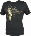 LUCY�S SECOND DIMENSION - BLACK/GOLD - SHIRT