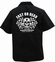 FAST OR DEAD - WORKER SHIRT - SCHWARZ