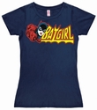 Logoshirt - Batgirl - Girl Shirt Blau Modell: LOS0340840021