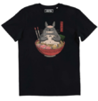 Totoro Ramen T-Shirt - Food and Anime Japan T-Shirt Modell: gr-totoro-ramen-bl