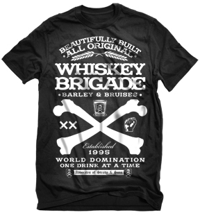 WHISKEY SCHWARZ - STEADY CLOTHING T-SHIRT auf einer Büren A/a Wunschliste / Geschenkidee