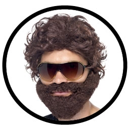 HANGOVER KOSTÜM SET - BART, BRILLE UND PERÜCKE auf einer Baienfurt Wunschliste / Geschenkidee