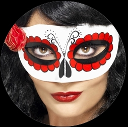Mexikanische Augenmaske - Day of the Dead - Klicken f�r gr�ssere Ansicht