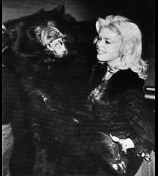 Jayne Mansfield - mit B�r