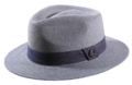 Fedora Traveler Hanf soft mit Gimpe - marine