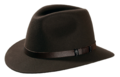 Fedora Traveler Wollfilz Waterproof dunkel taupe