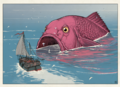 SINDBAD FISH AND SHIP - POSTER - VON JARED MURALT