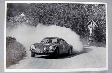 ÖSTERREICHISCHE ALPENFAHRT 1971. OVE ANDERSSON 1600 RENAULT ALPINE A110