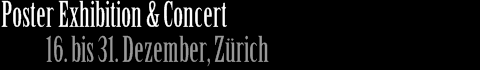 Poster Exhibition & Concert