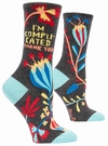 I'm complicated - Damensocken Blue Q